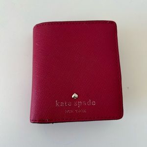 Kate Spade Mini Wallet in red